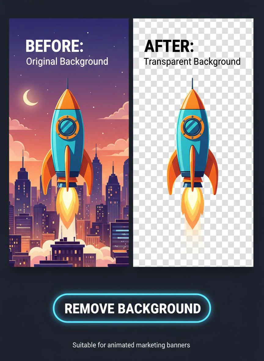 one click remove background for animated marketing banners - Professional Guide